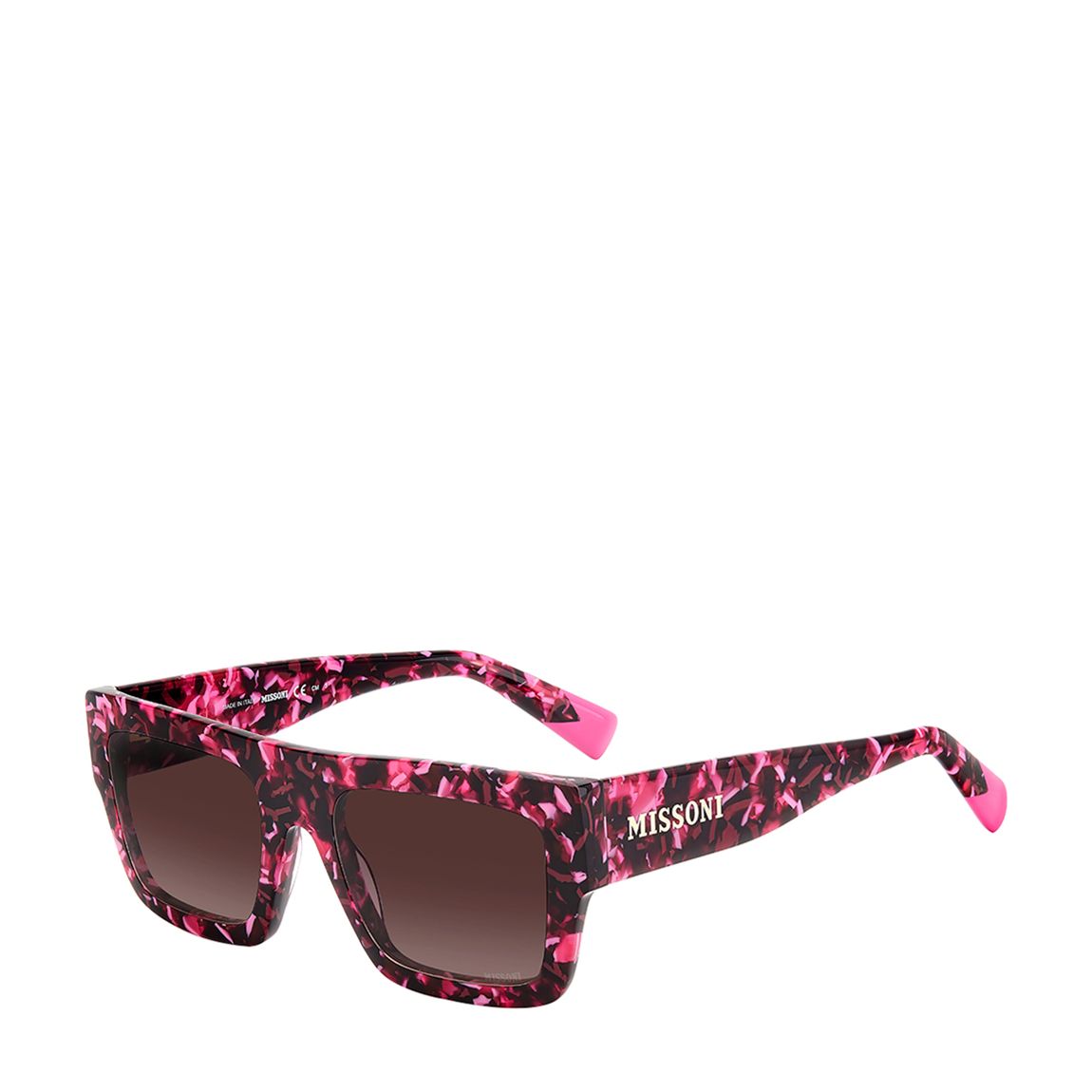 Fuchsia Havana Pink Flat Top Sunglasses main product photo