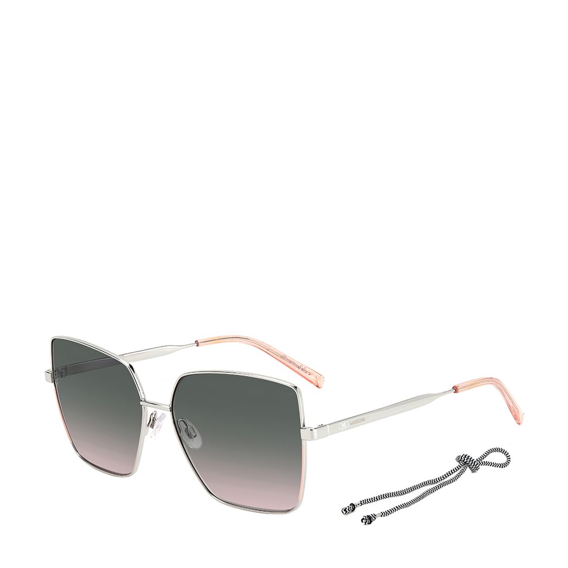 Palladium Pink Green Pink Square Sunglasses main product photo