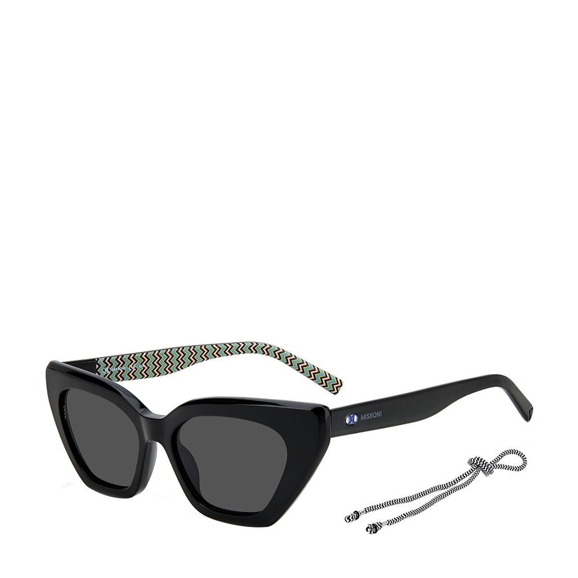 Black Grey Rectangular Sunglasses main product photo