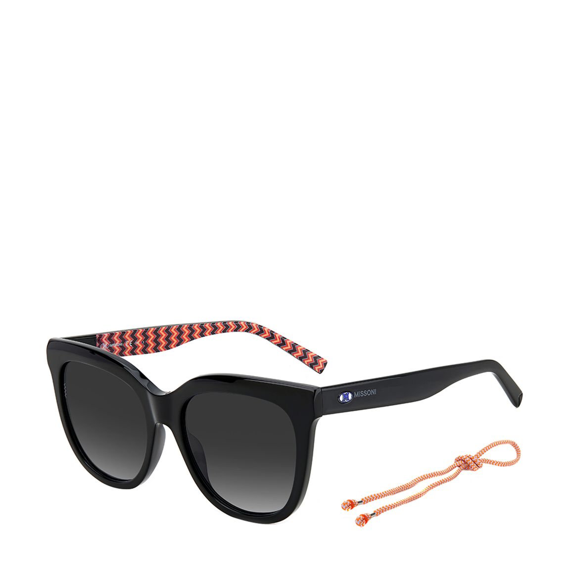 Black Dark Grey Shaded Square Sunglasses main product photo