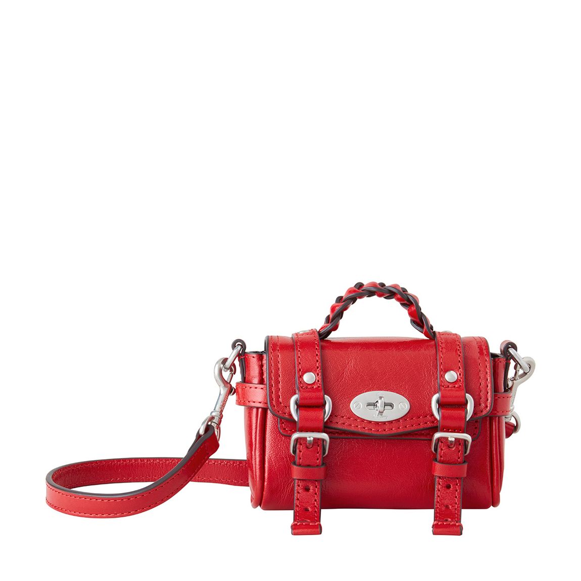 Red Micro Alexa Messenger Bag main product photo