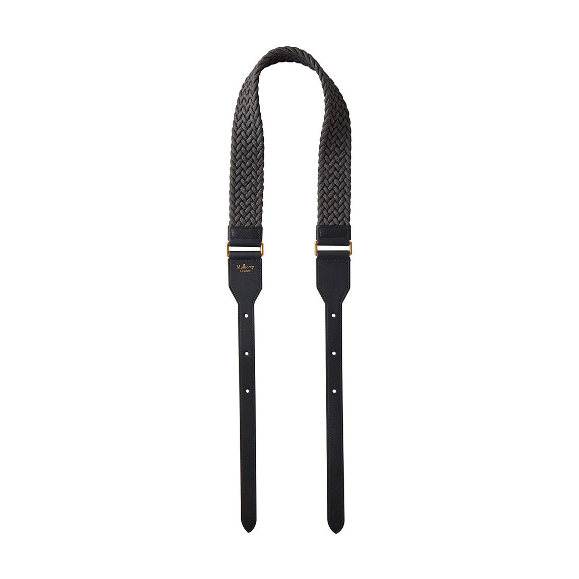 Midnight Black Woven Cord Vichy Bag Strap main product photo