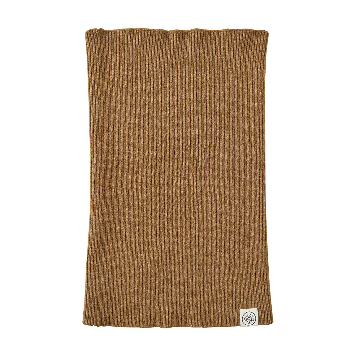 Teak Cashmere Blend Solid Snood main product photo