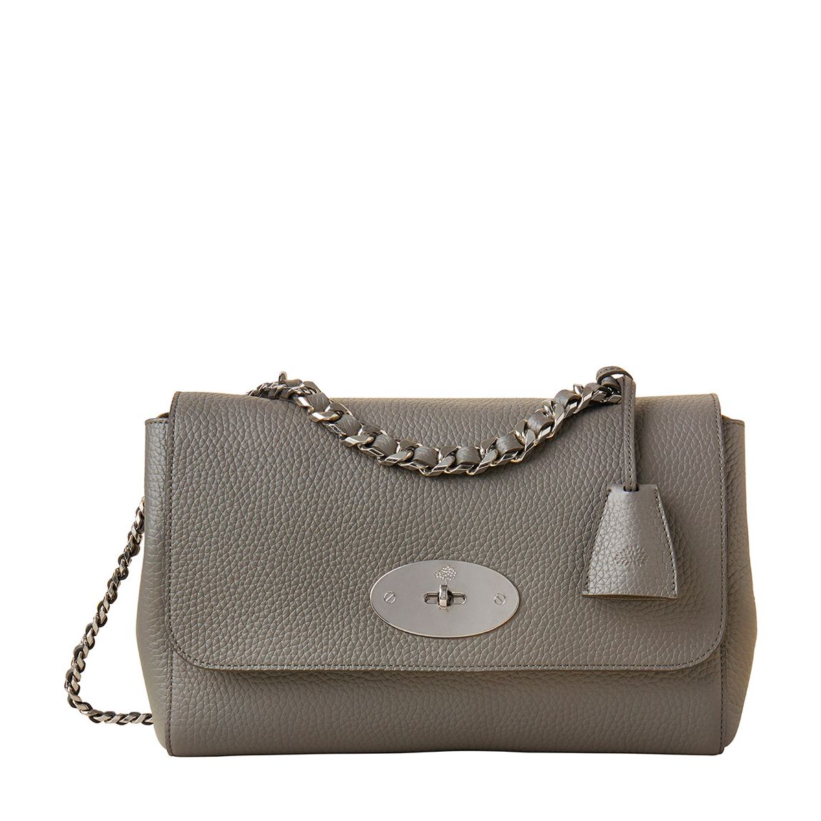 Grey Medium Top Handle Lily Shoulder Bag main product photo