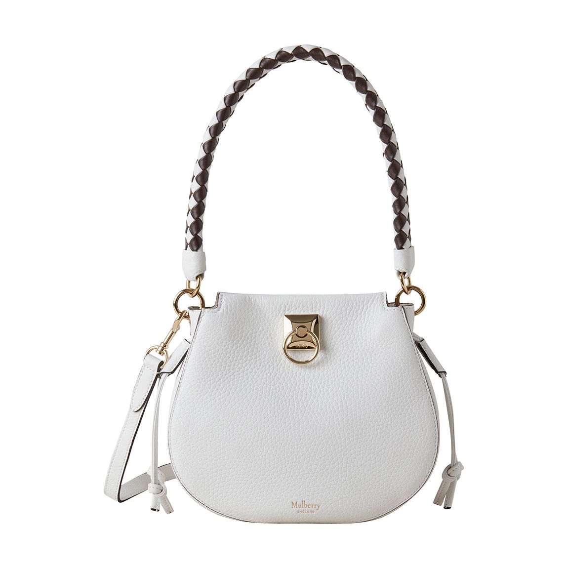 White Mini Iris Hobo Shoulder Bag main product photo