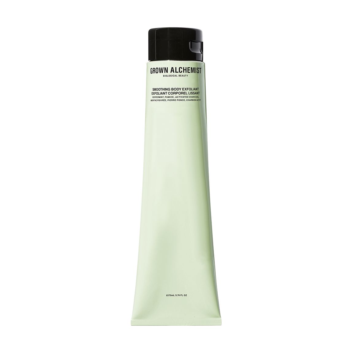 Smoothing Body Exfoliant: Peppermint, Pumice, Activated Charcoal 170ml main product photo