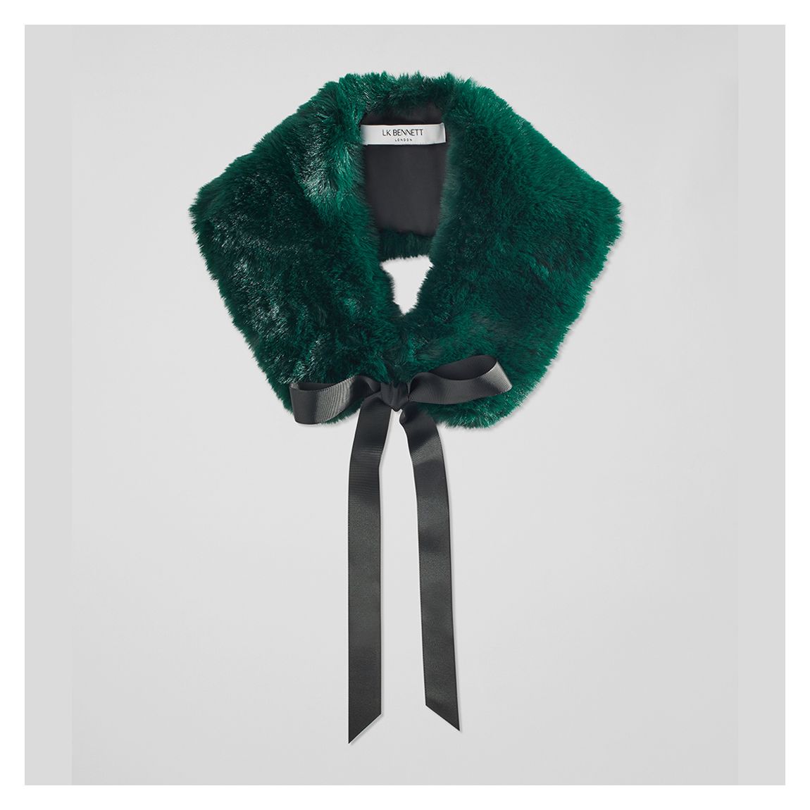 Green Faux Fur Scarf main product photo