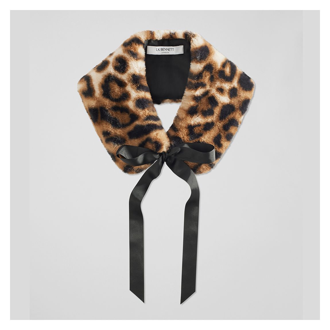 Leopard Print Faux Fur Scarf main product photo