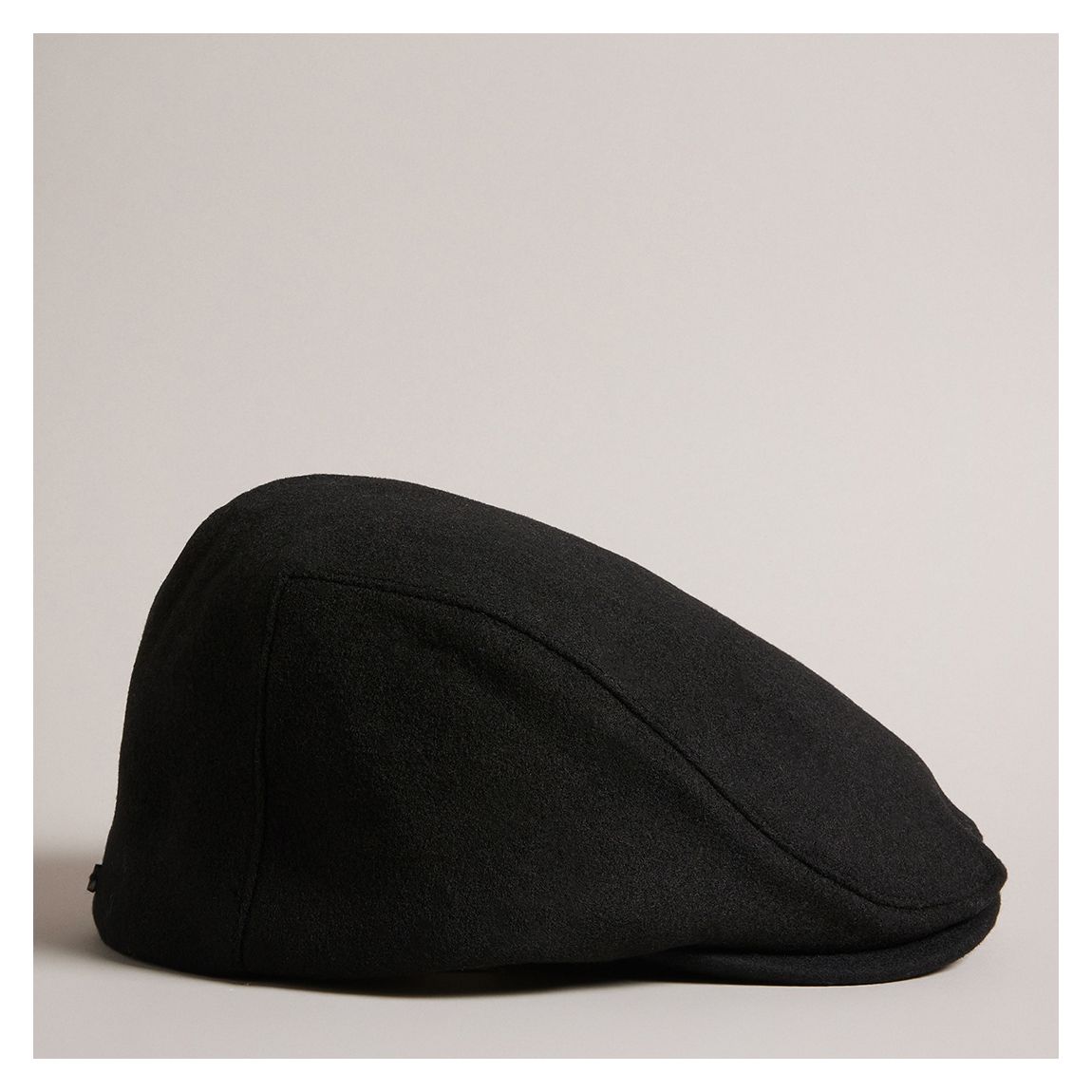 Black BlackAlfreds Wool Blend Flat Cap main product photo