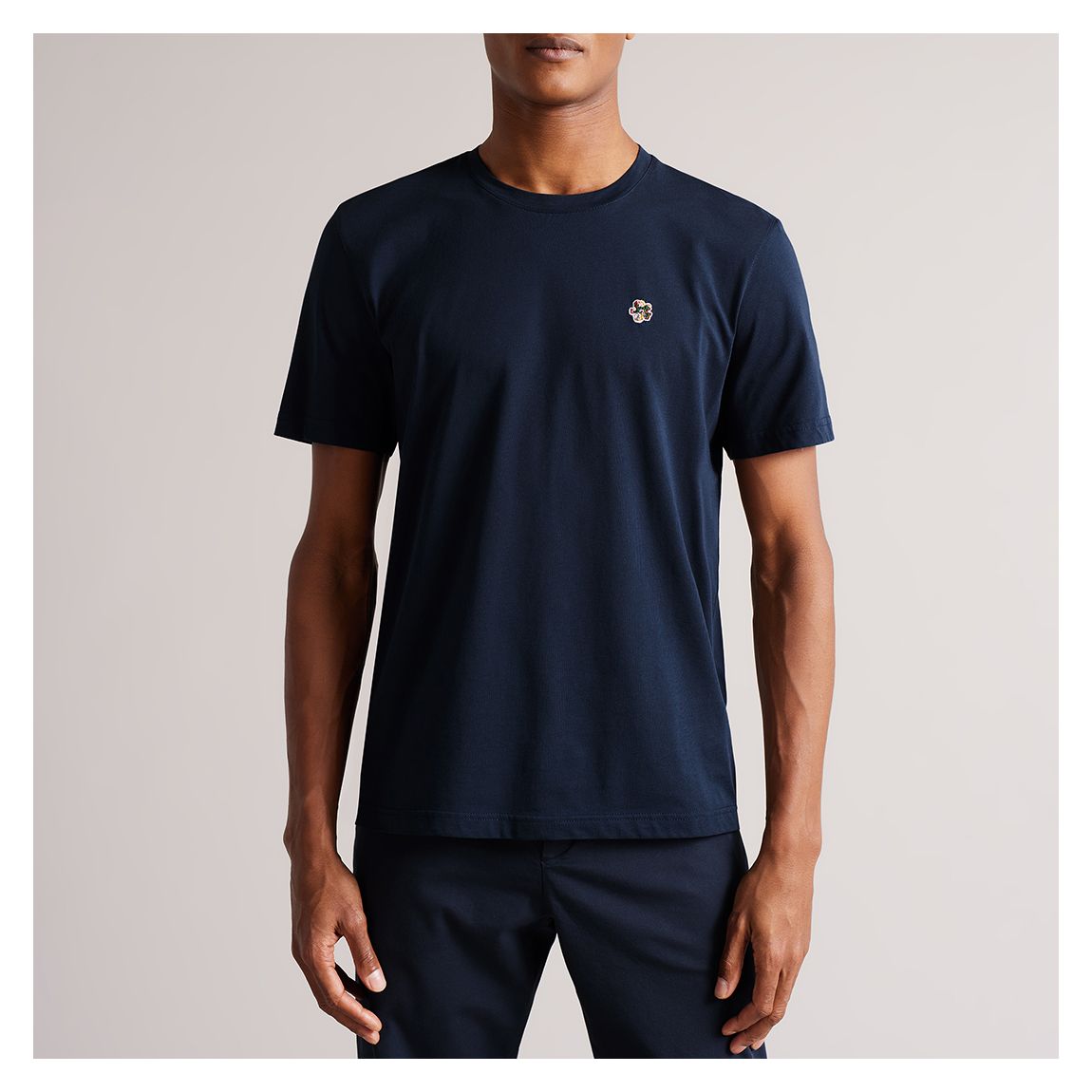 Navy Oxford T-shirt main product photo