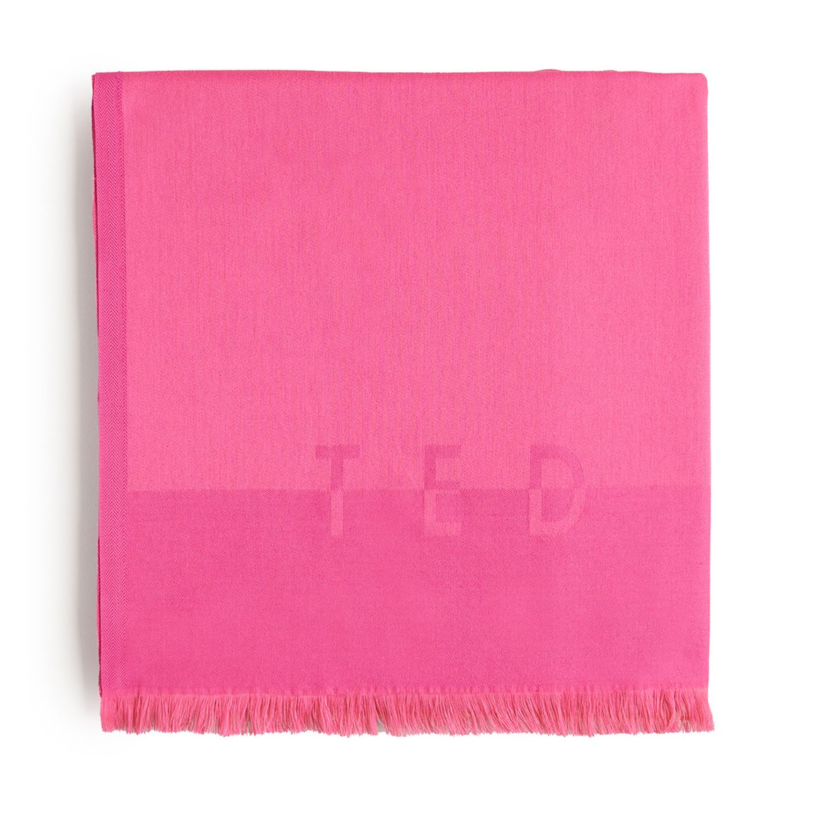 Bright Pink Esteli Ted Baker Logo Long Scarf main product photo