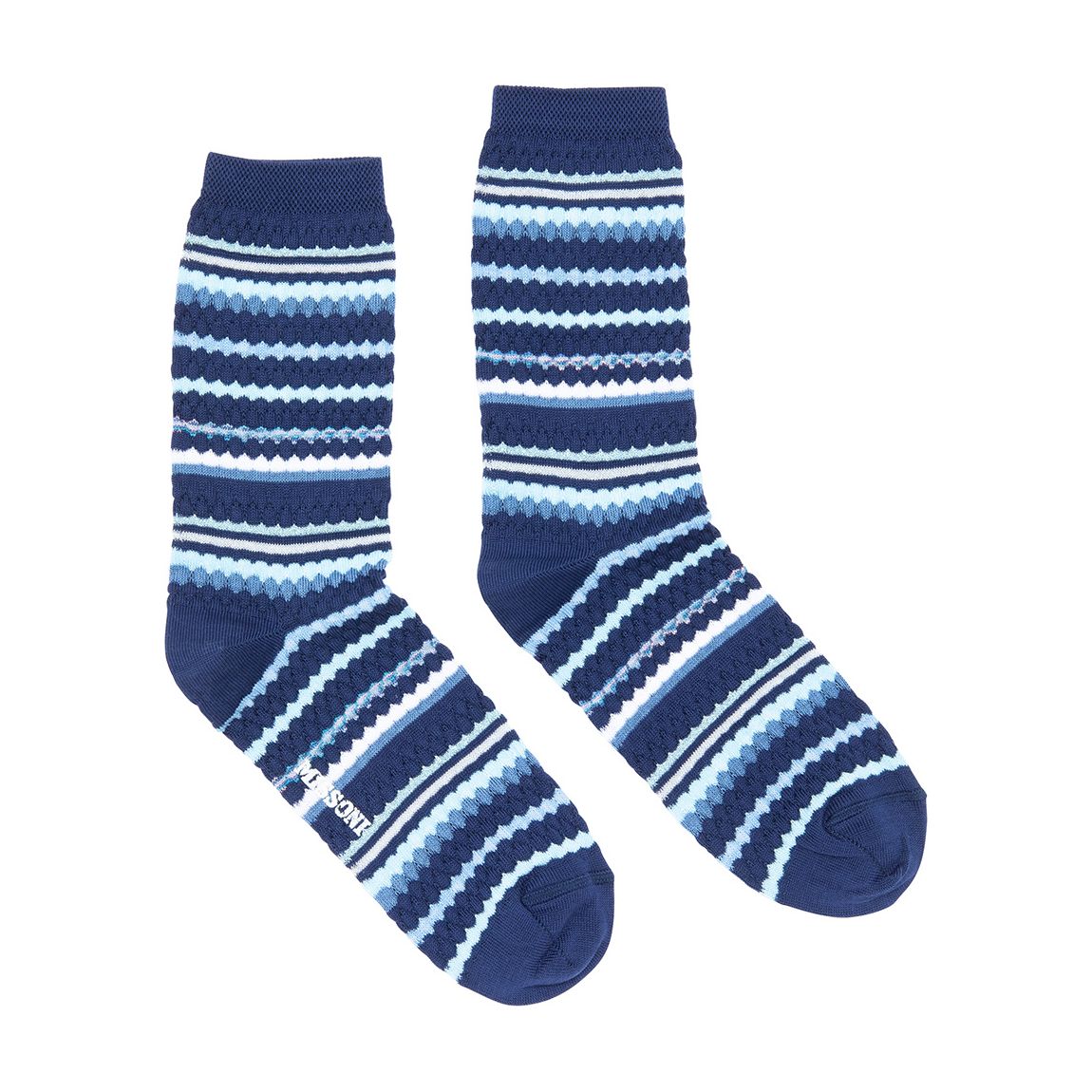 Navy Stripe Knitted Sock main product photo