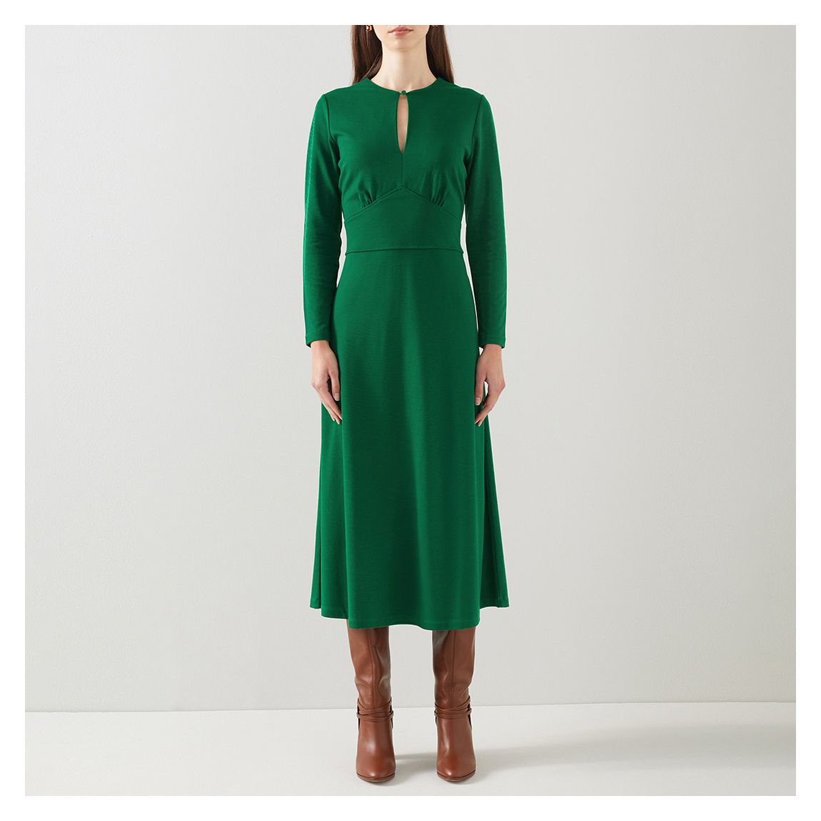 Green Sera Midi Length main product photo