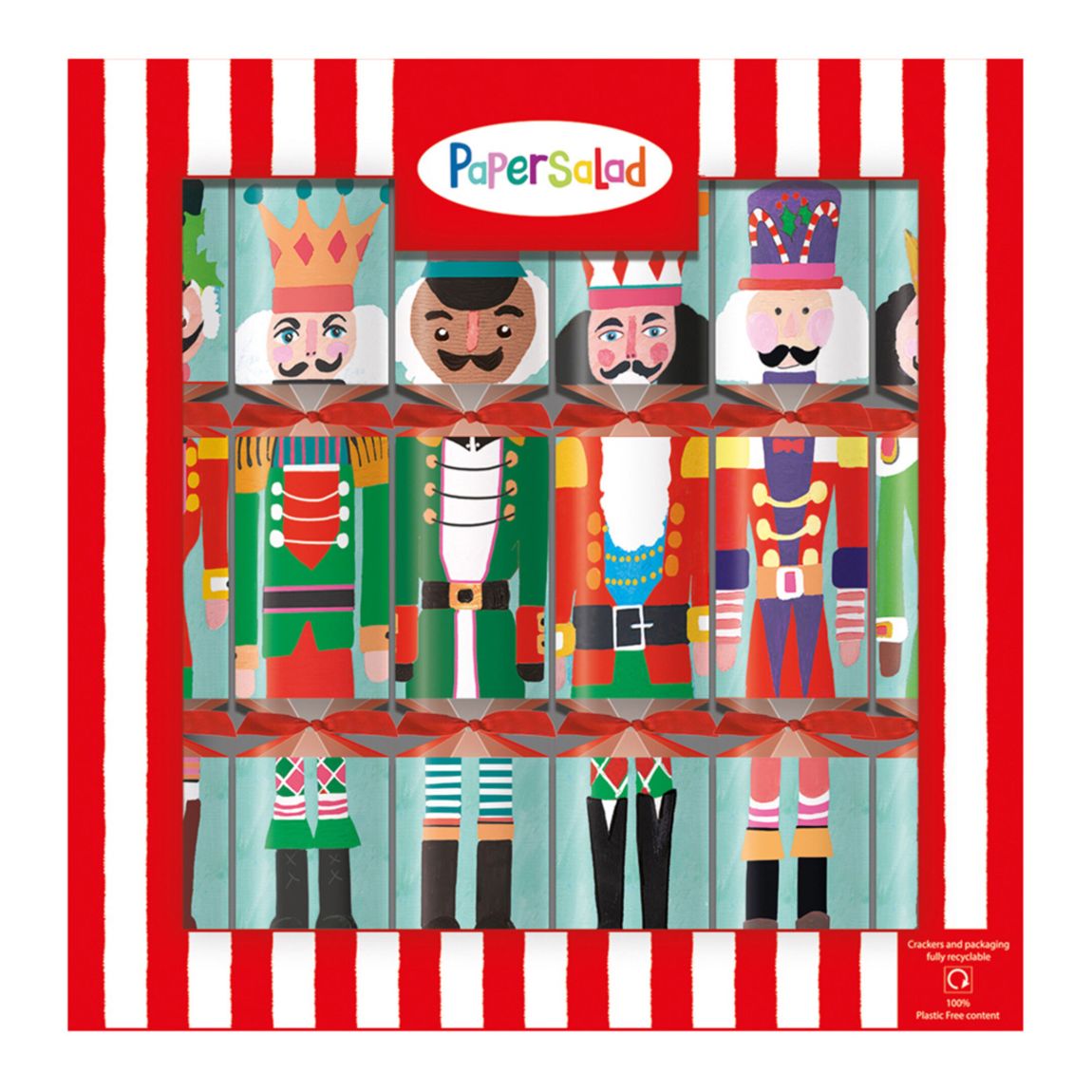 Set Of 6 Nutcracker Luxury Christmas Crackers main product photo