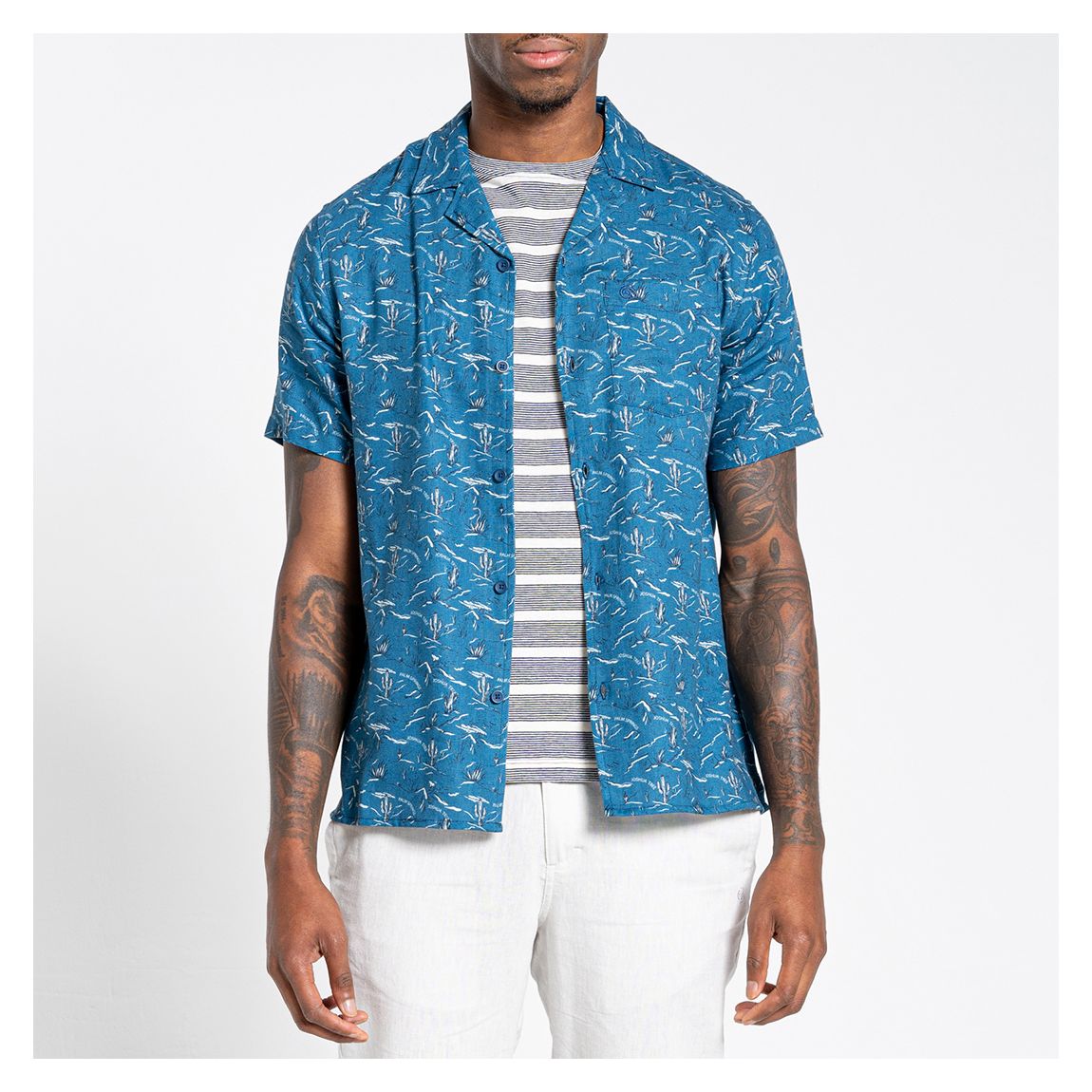 Blue Hula Short Sleeved Shirt main product photo