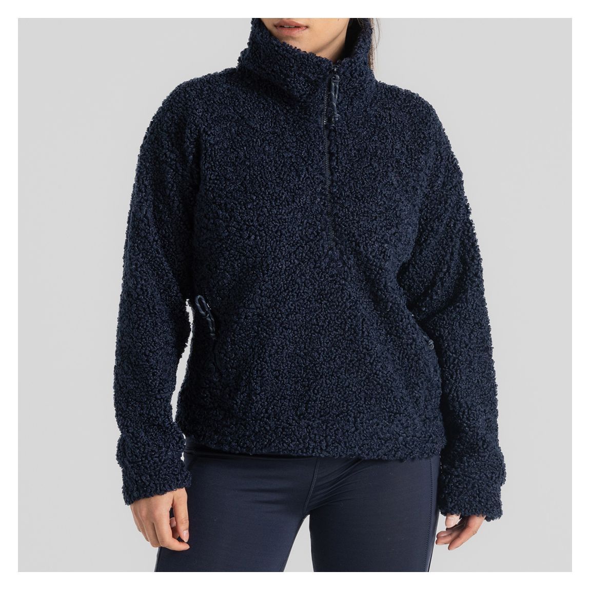 Navy Ciara Half Zip Fleece main product photo