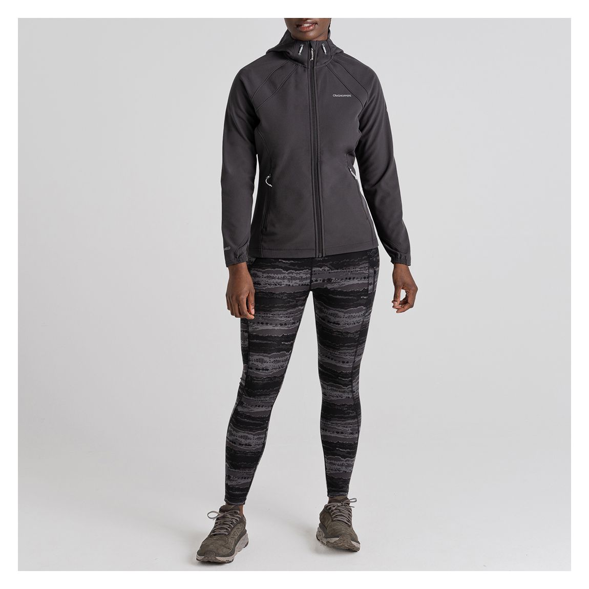 Charcoal Karina Softshell Jacket main product photo