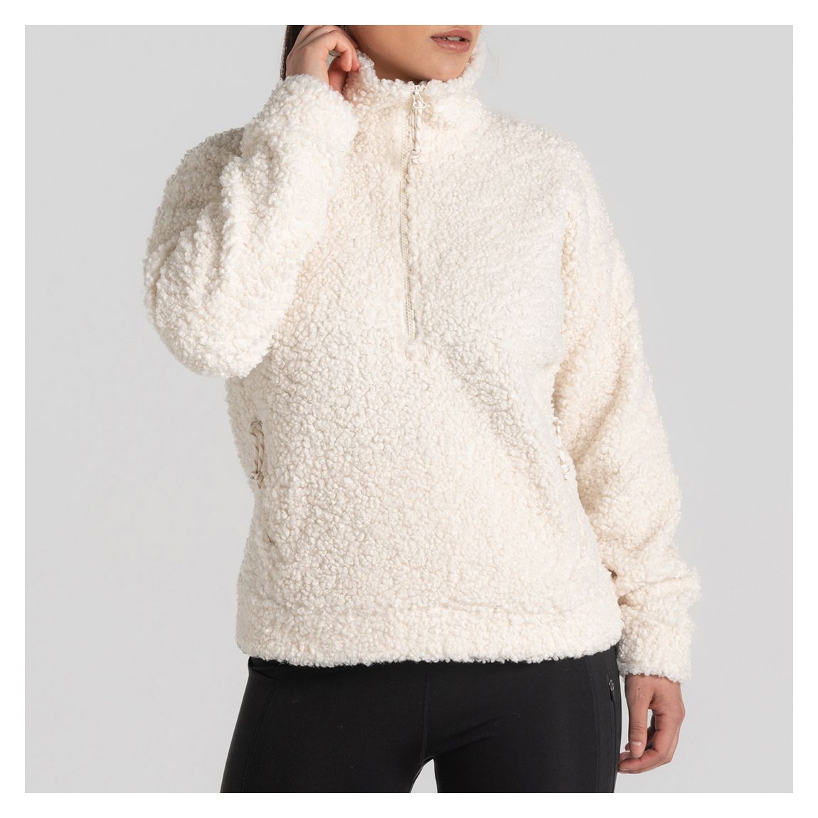 Cream Ciara Half Zip Fleece main product photo