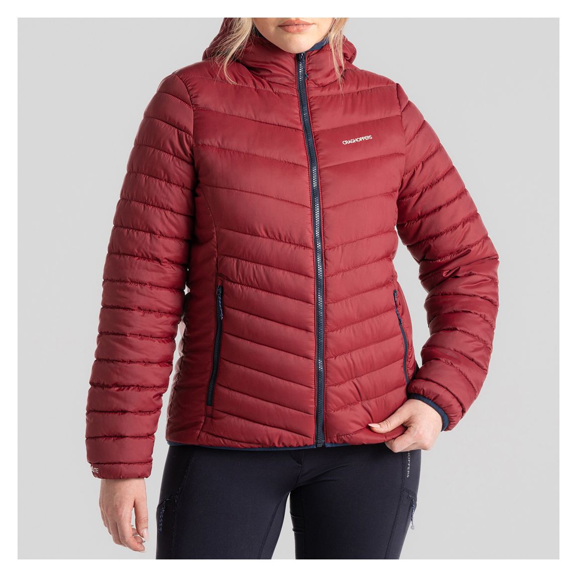 Red Compresslite Hooded Jacket main product photo