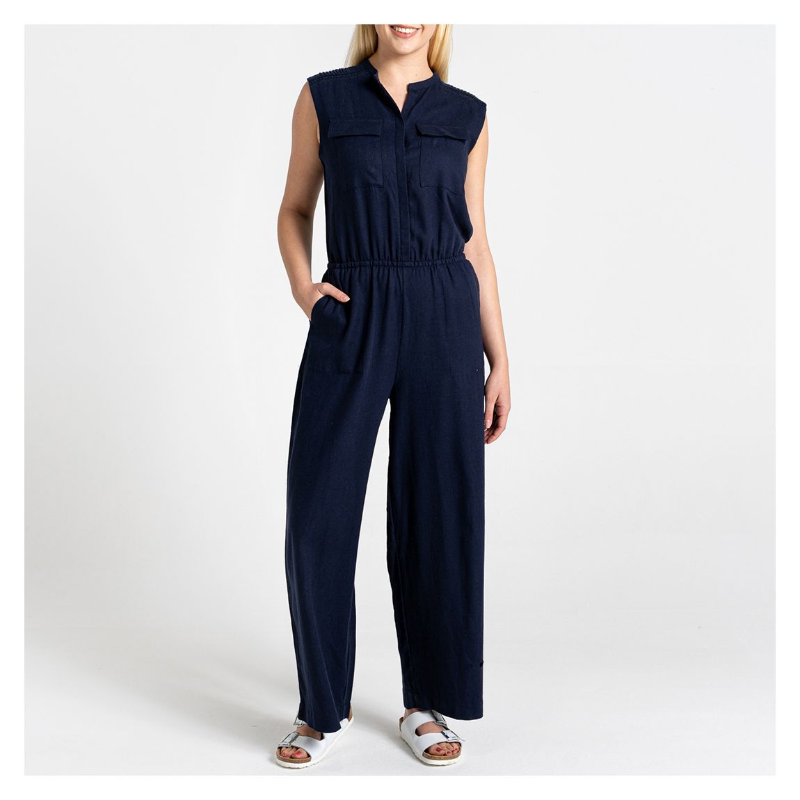 Navy Maxima Spring Jumpsuit main product photo