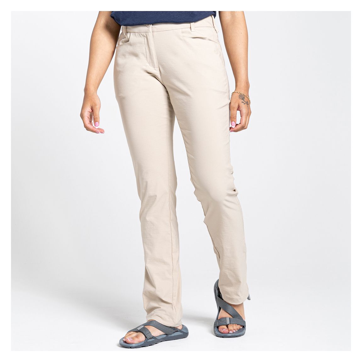 Beige Clara Trousers main product photo