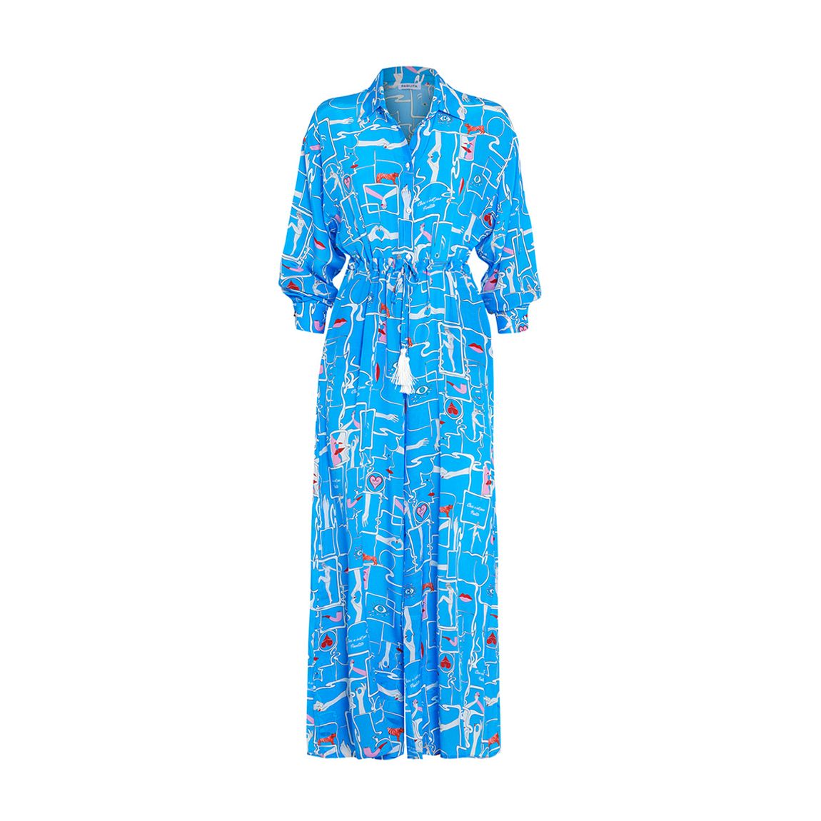 Blue Smoke & Mirrors Silk Boiler Suit main product photo
