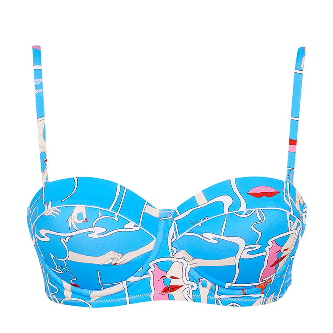 Blue Smoke & Mirrors Gabriela Bikini Top main product photo