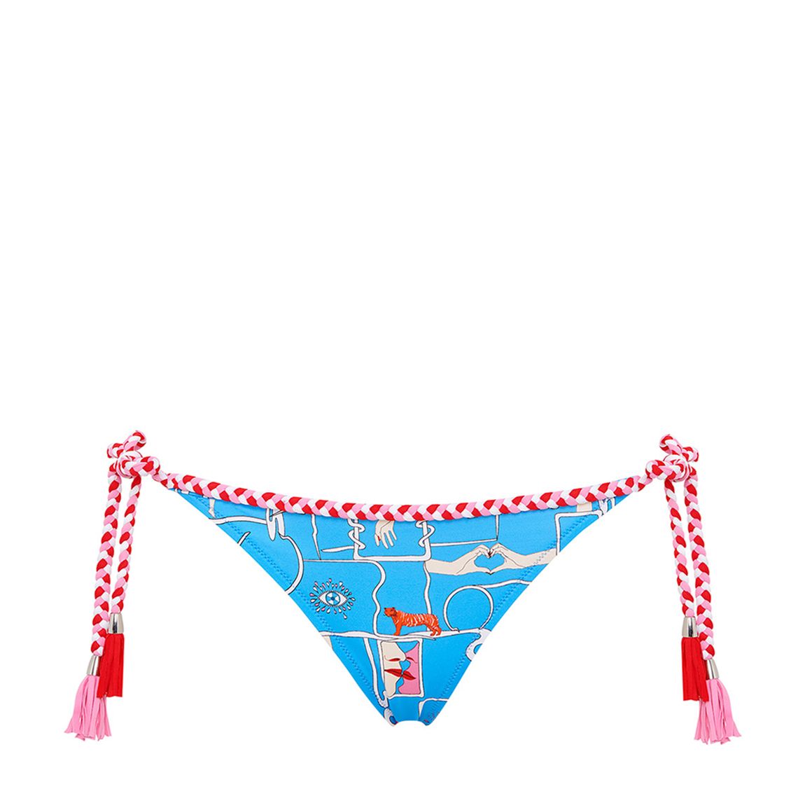Multi Smoke & Mirrors Kendi Bikini Bottom main product photo