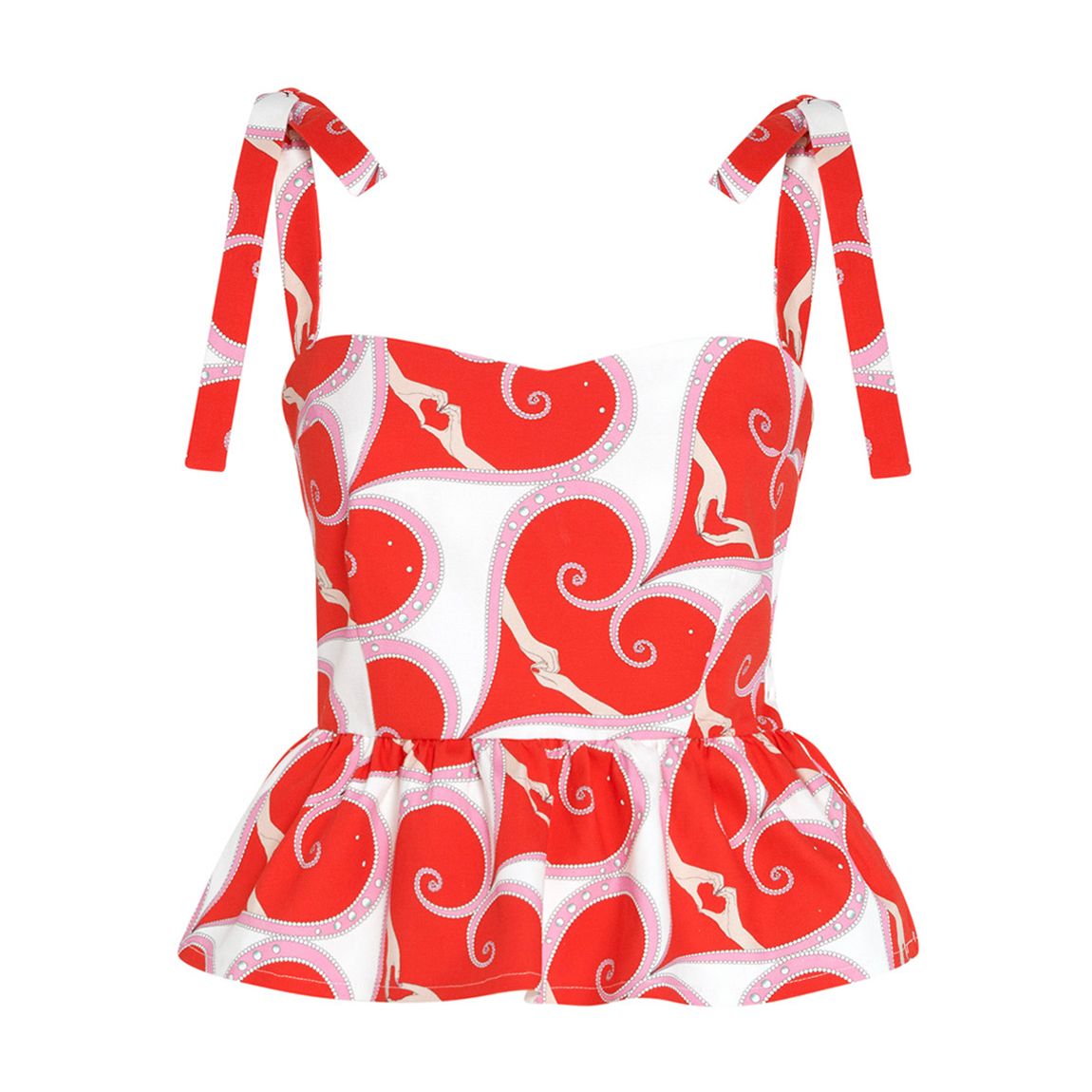 Red Heartbreaker Malena Top main product photo