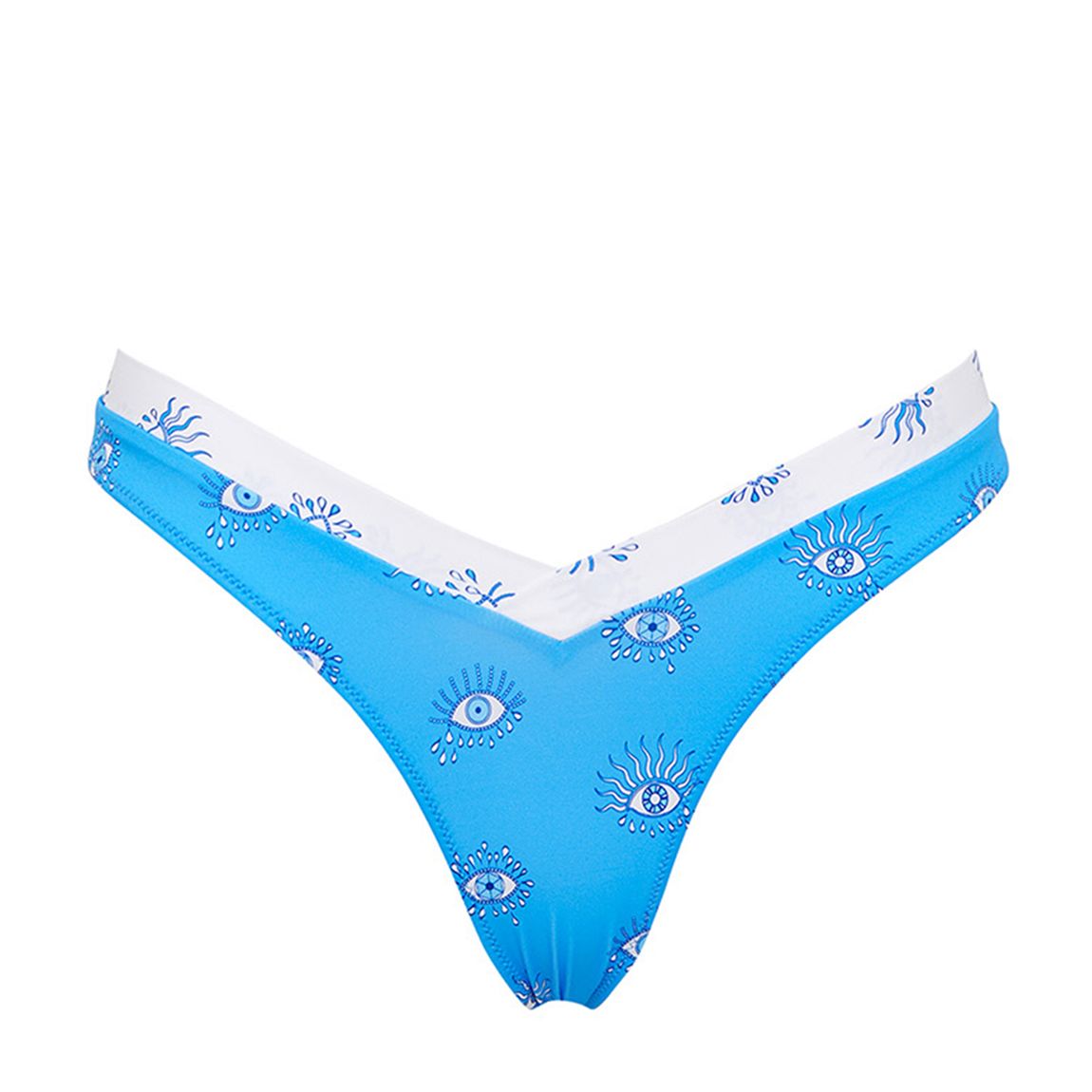 Blue Kaleidoscope Eyes Maya Bikini Bottom main product photo