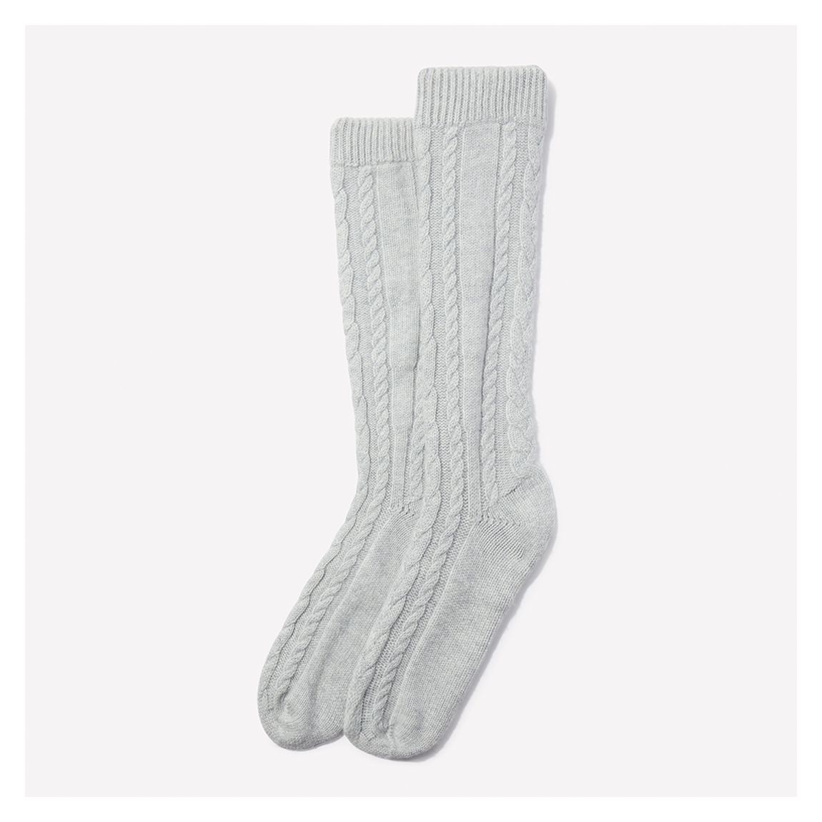 Super Grey Cashmere Cable Sock main product photo