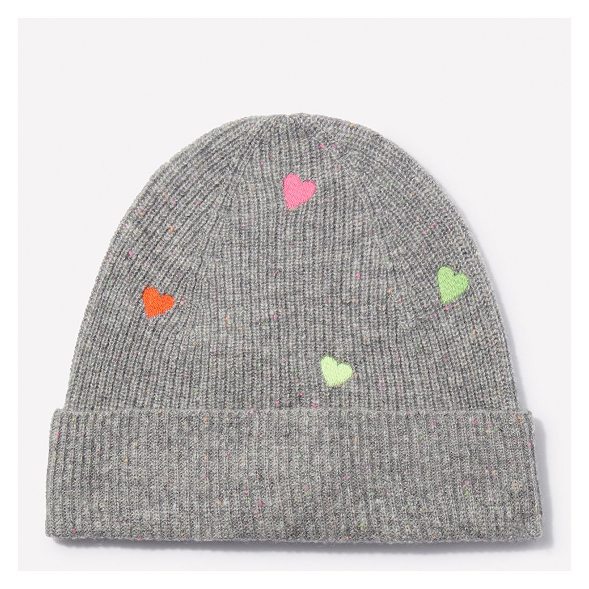 Festival Cashmere Embroidered Heart Hat main product photo