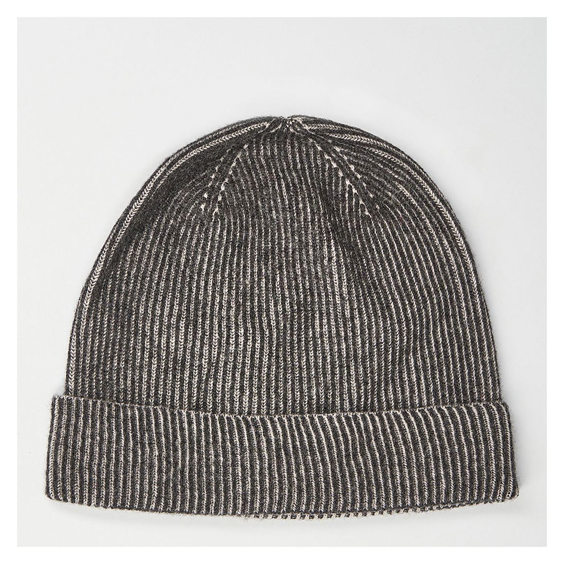 Organic White Cashmere Plaited Beanie main product photo