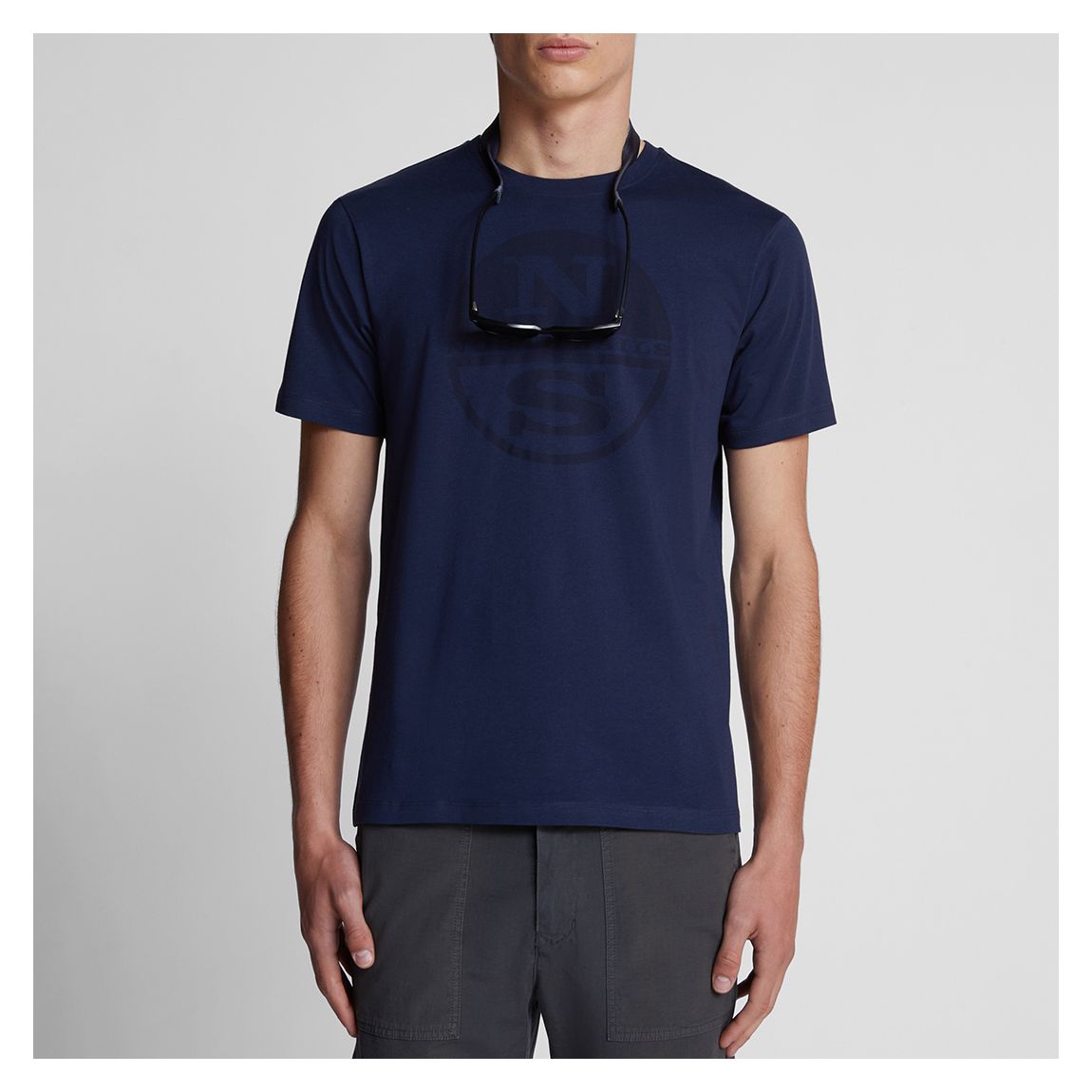 Navy Cotton Logo T-Shirt main product photo