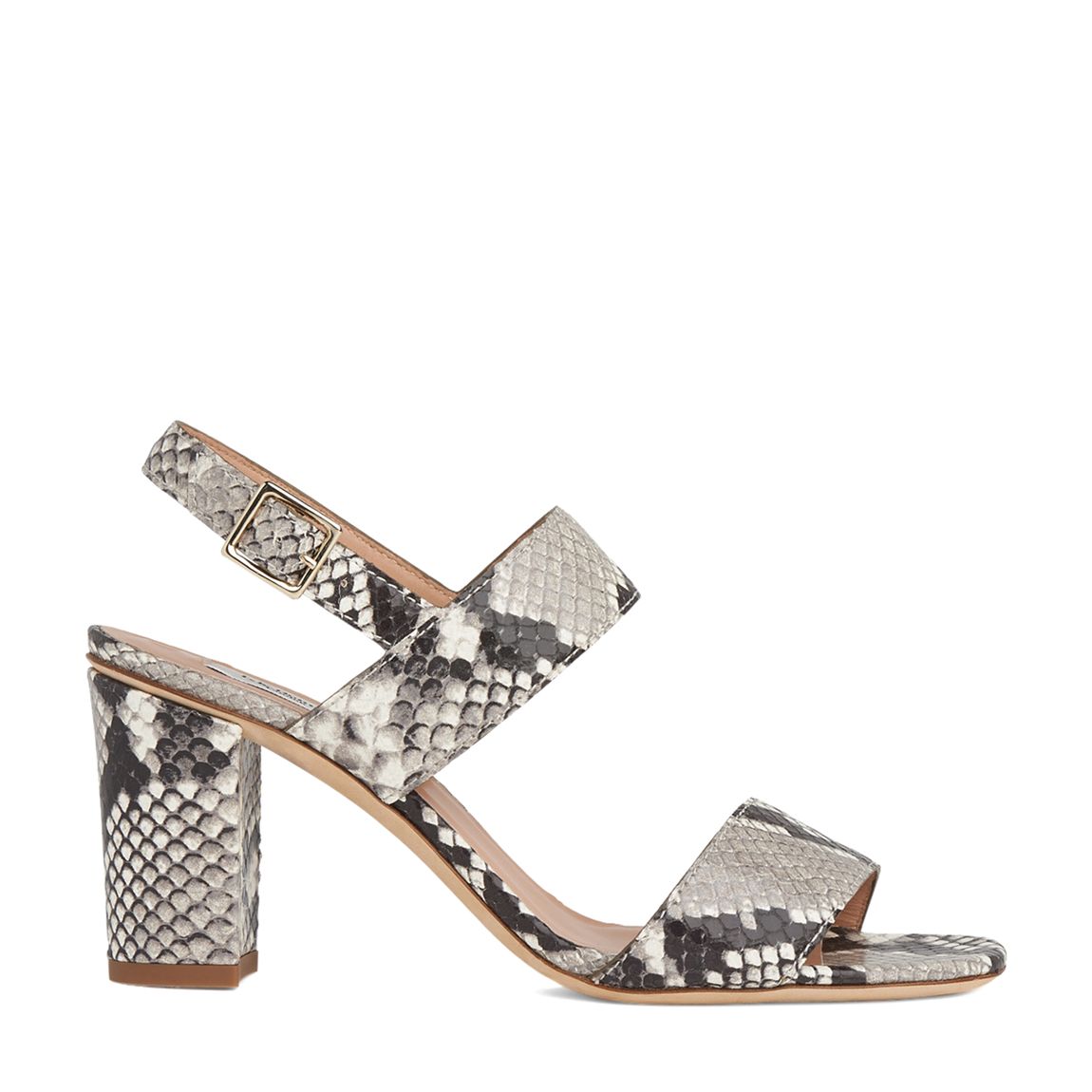 Snake Print Leather Rhiannon Sandals main product photo