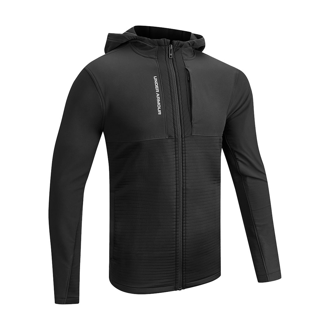 Black Under Armour Full Zip Hoodie main product photo