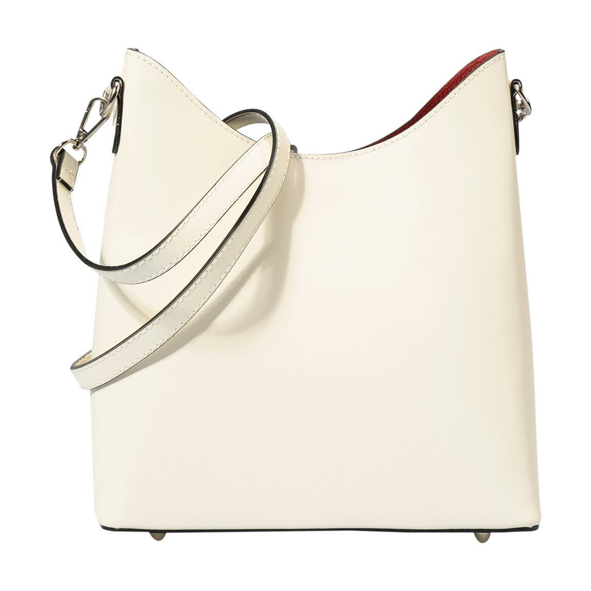 Beige Leather Crossbody Bag main product photo
