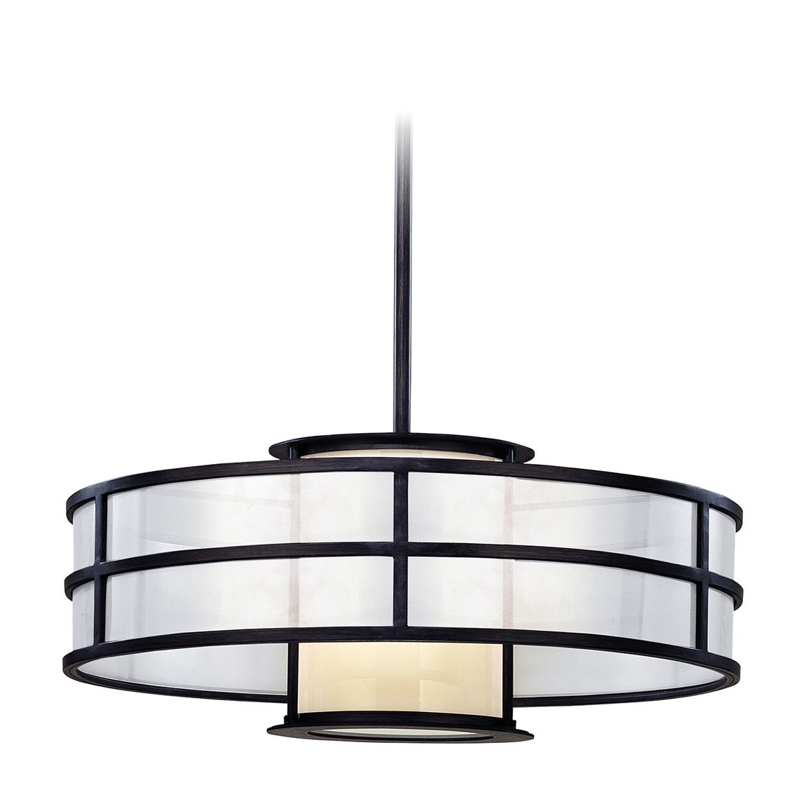 Discus Pendant Medium, Black main product photo