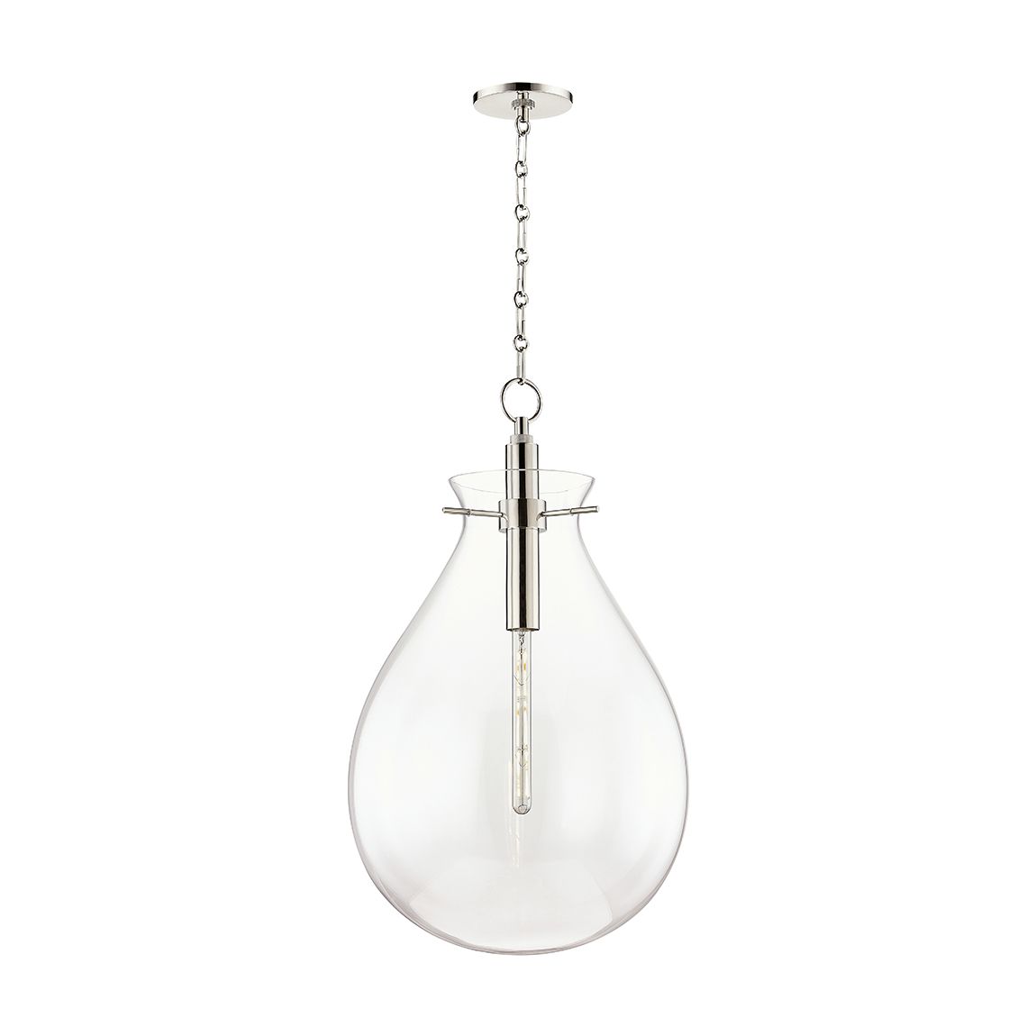 Ivy Large Pendant, Silver main product photo