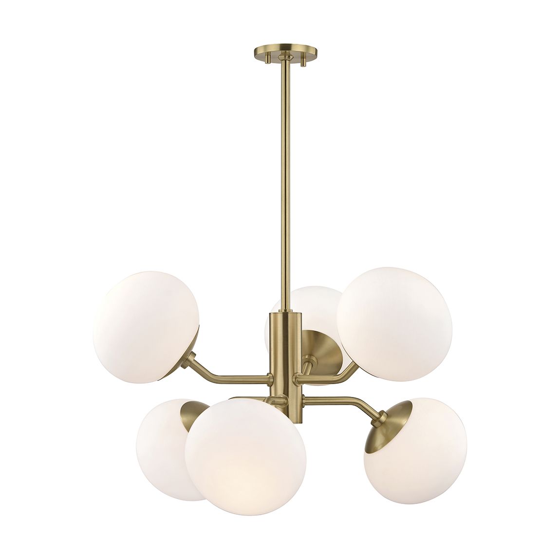 Estee 6 Light Chandelier, Gold main product photo