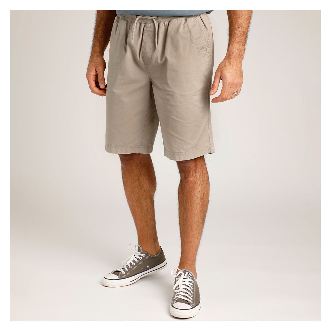 Beige Murrisk Cotton Shorts main product photo