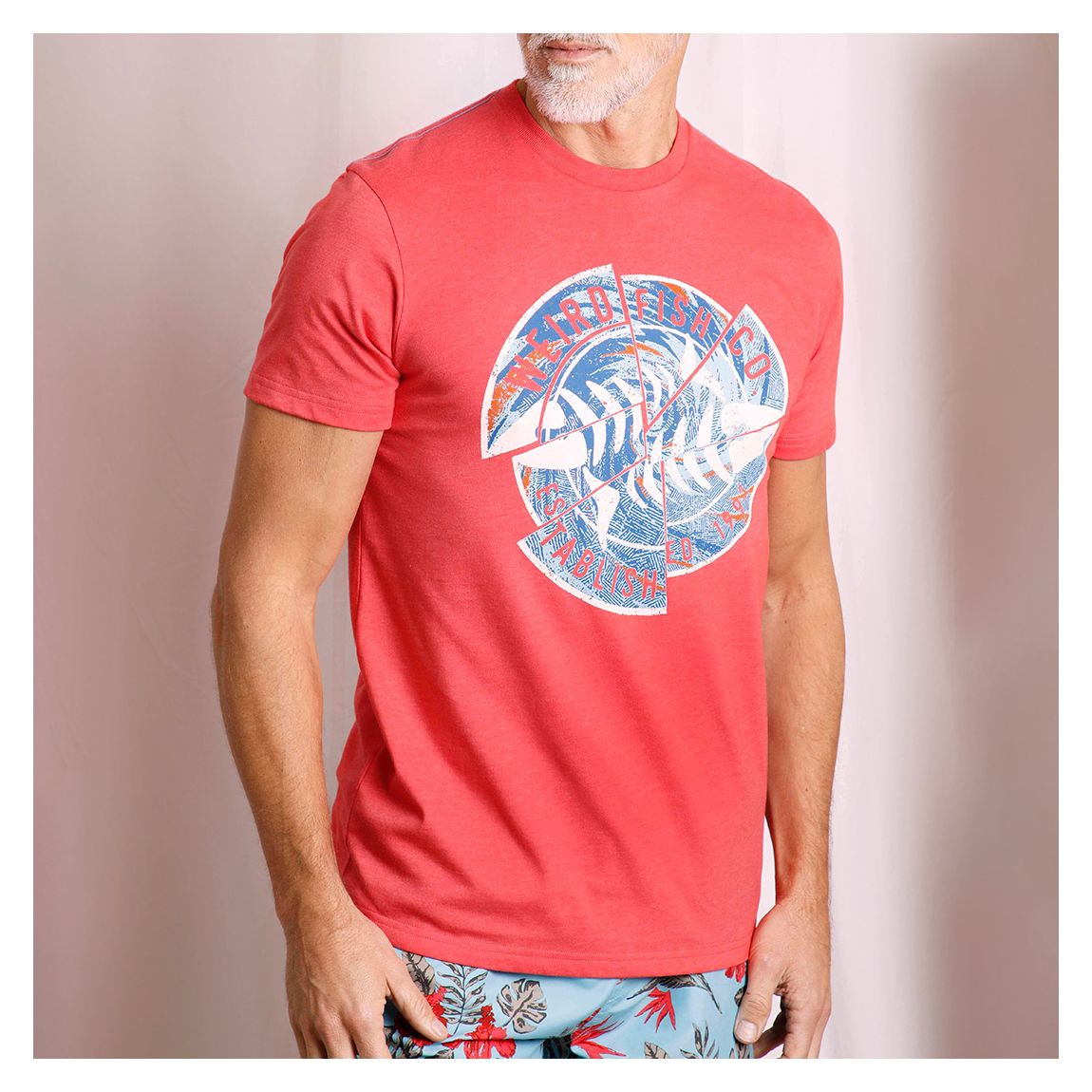 Red Vortex Graphic T-Shirt main product photo