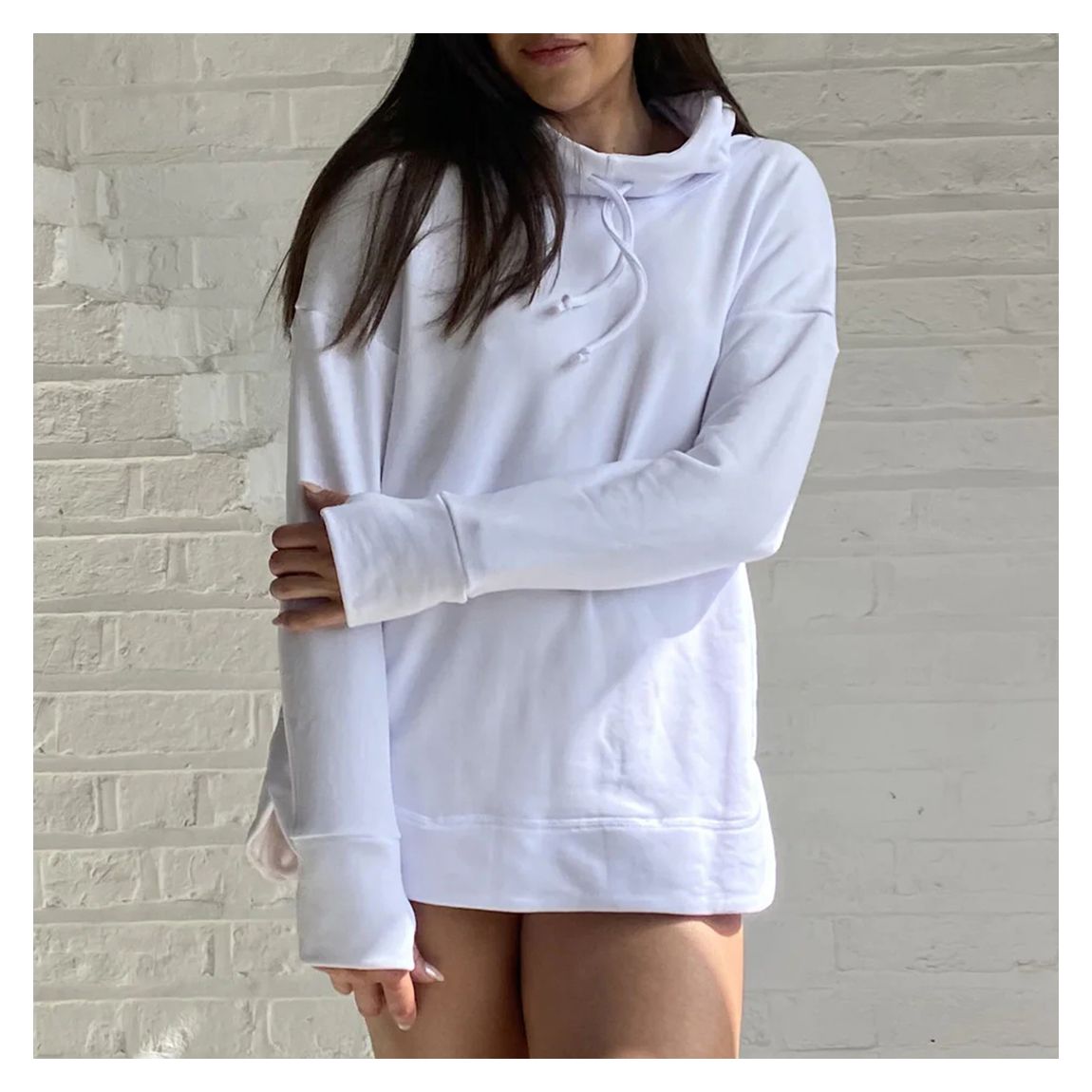 White Chill Hoodie main product photo