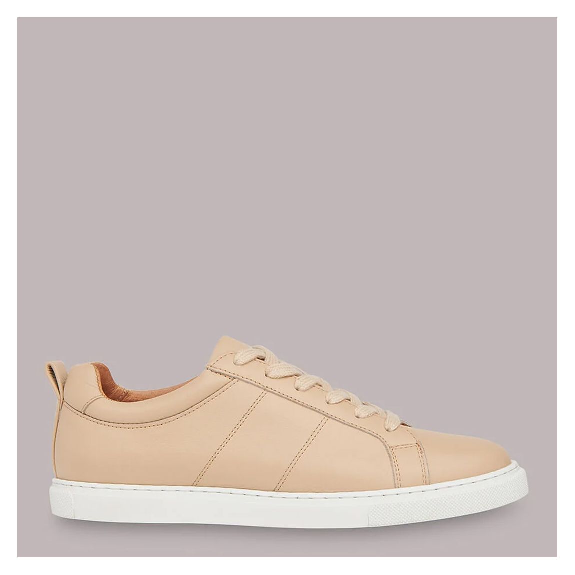 Nude Koki Lace Up Trainers main product photo