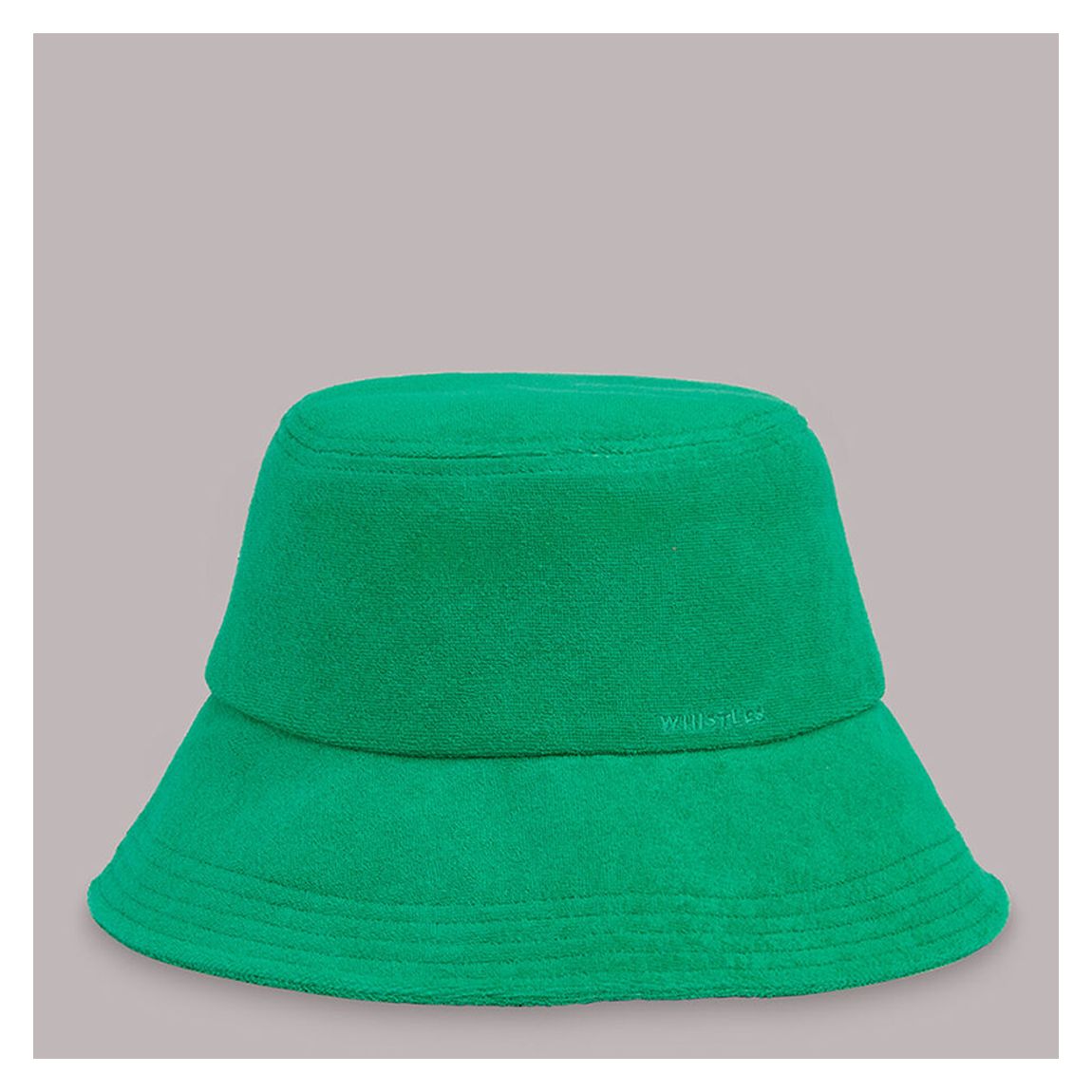 Green Towelling Bucket Hat main product photo