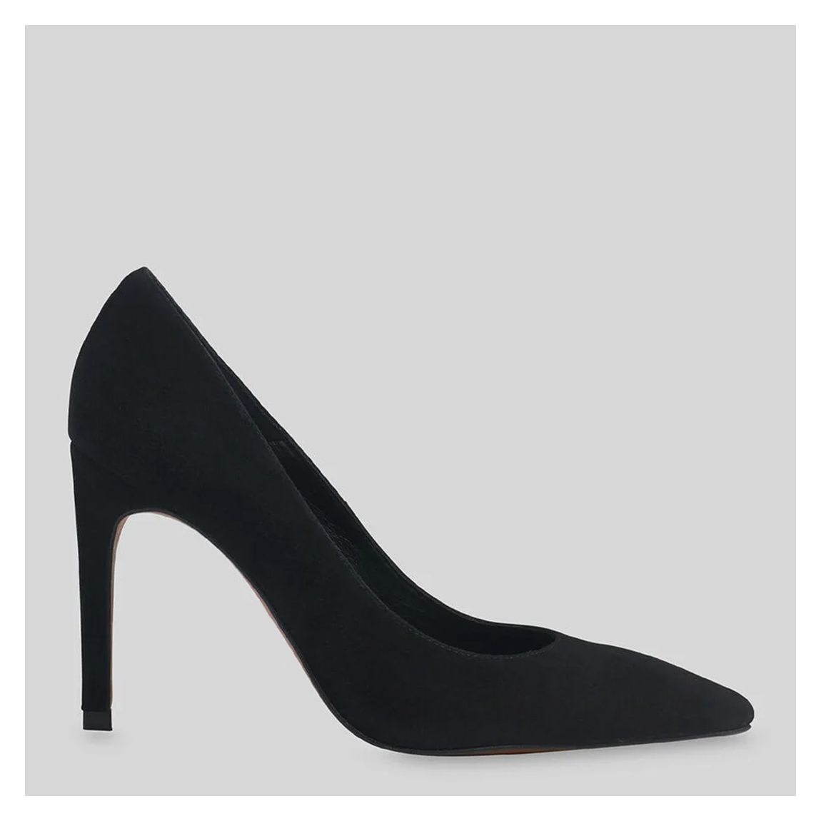 Black Cornel Suede Point Heels main product photo