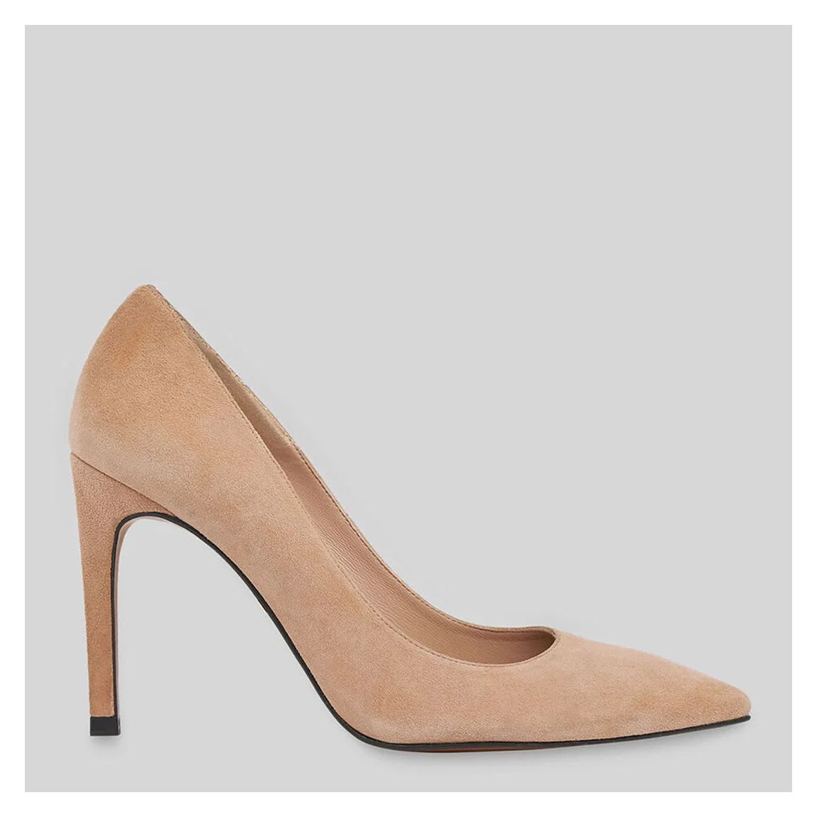 Nude Cornel Suede Point Heels main product photo