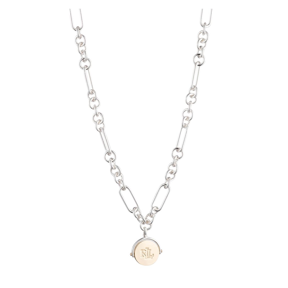 Silver Engraved 16 IN Pendant Necklace main product photo