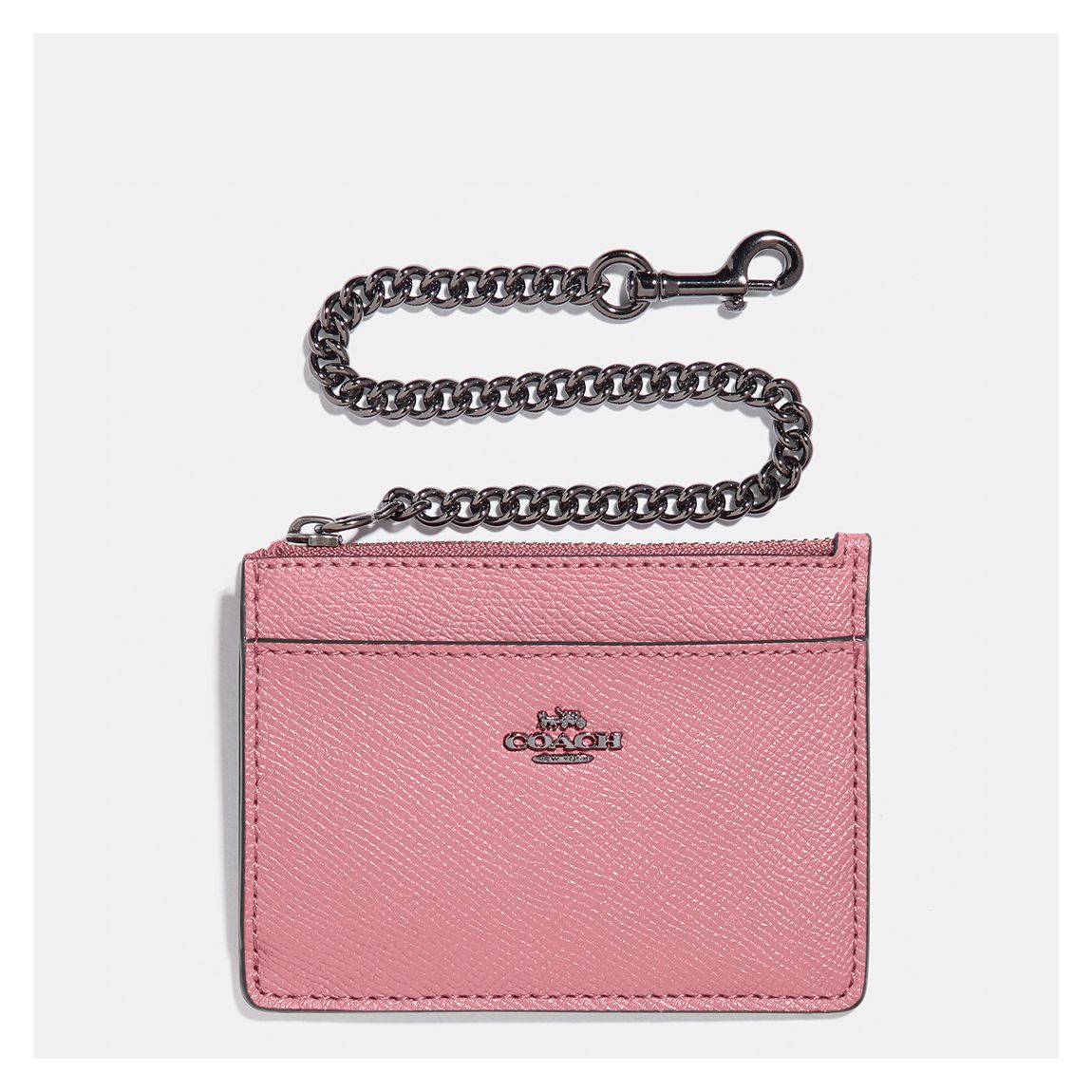 True Pink Chain Card Case main product photo
