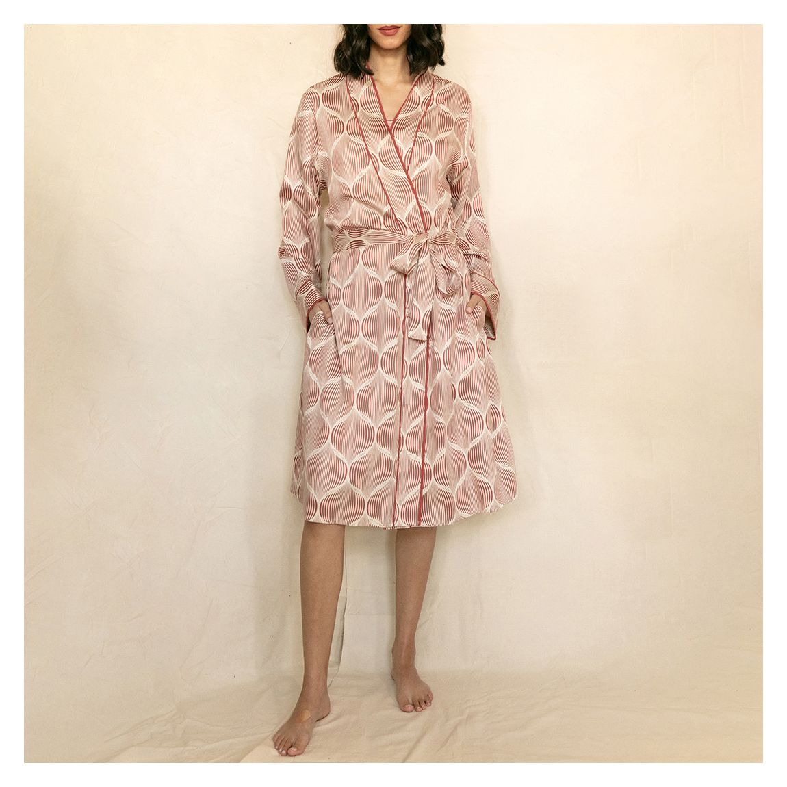 Multi Islington Long Dressing Gown main product photo